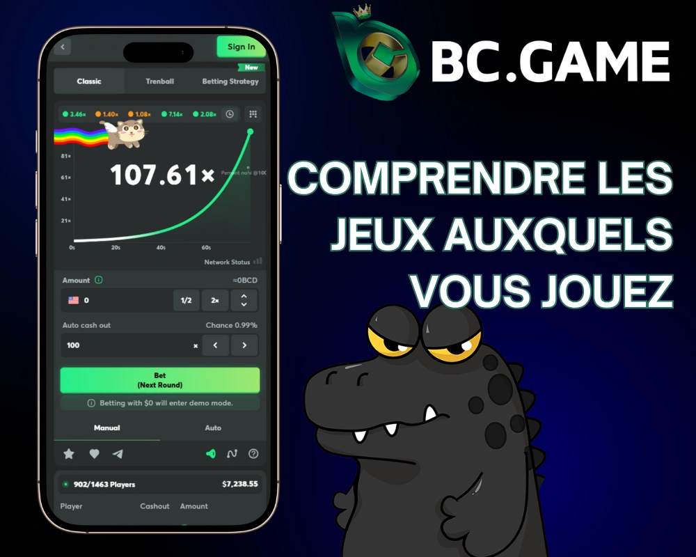 Comprendre les jeux BC Game